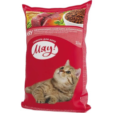 Сухий корм для котів Мяу, індичка та садова трава, 11 кг